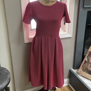 Hot polka dot pink dress!!
